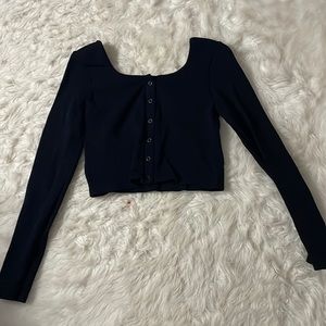 Aeropostale Black Long Sleeve Top S